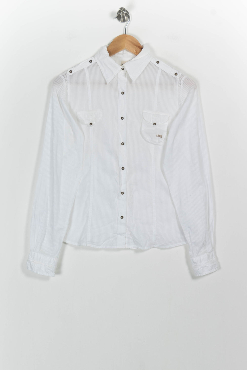 Chemise Blanche - Taille M/38 de la marque IKKS | PARAD31031 - Vendu par Paradigme - Image 2