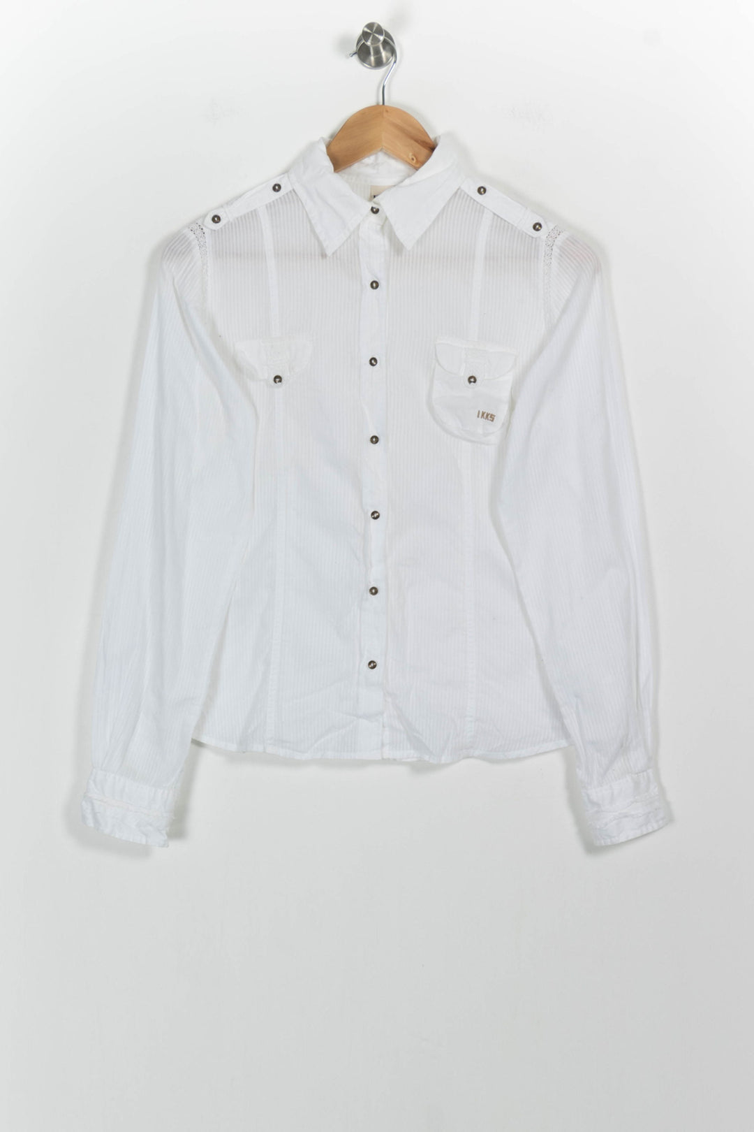 Chemise Blanche - Taille M/38 de la marque IKKS | PARAD31031 - Vendu par Paradigme - Image 2