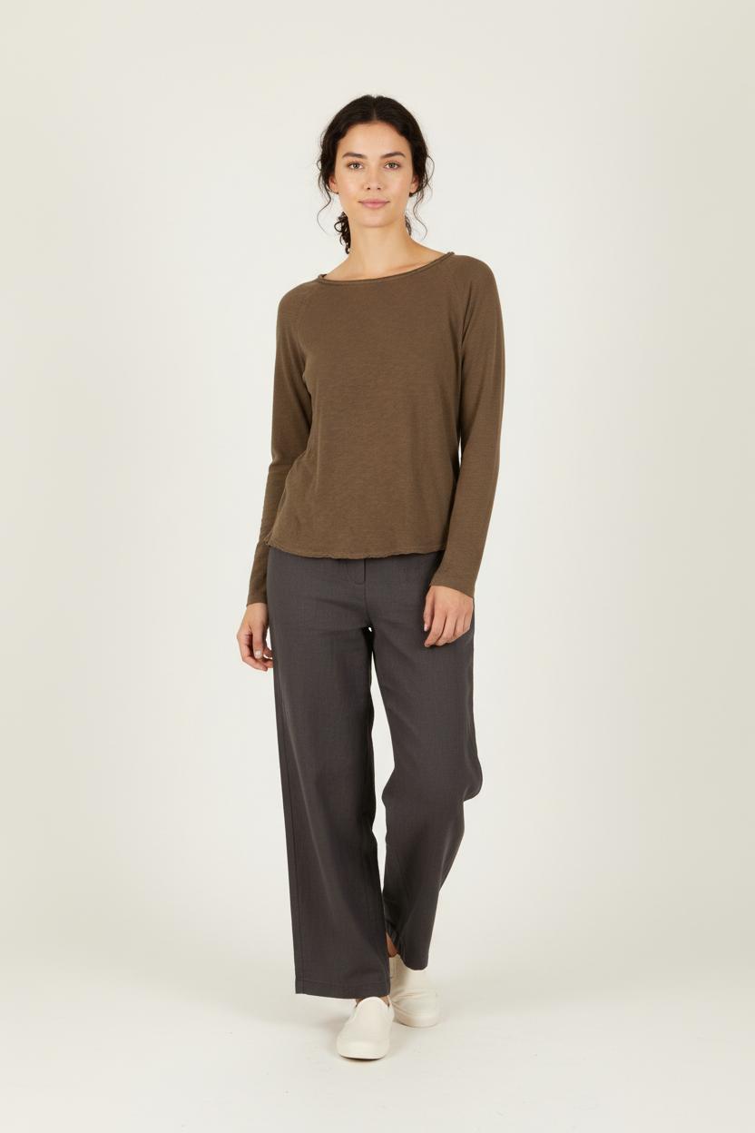 Sweatshirt Marron - Taille S/36 de la marque American Vintage | PARAD31033 - Vendu par Paradigme - Image 1