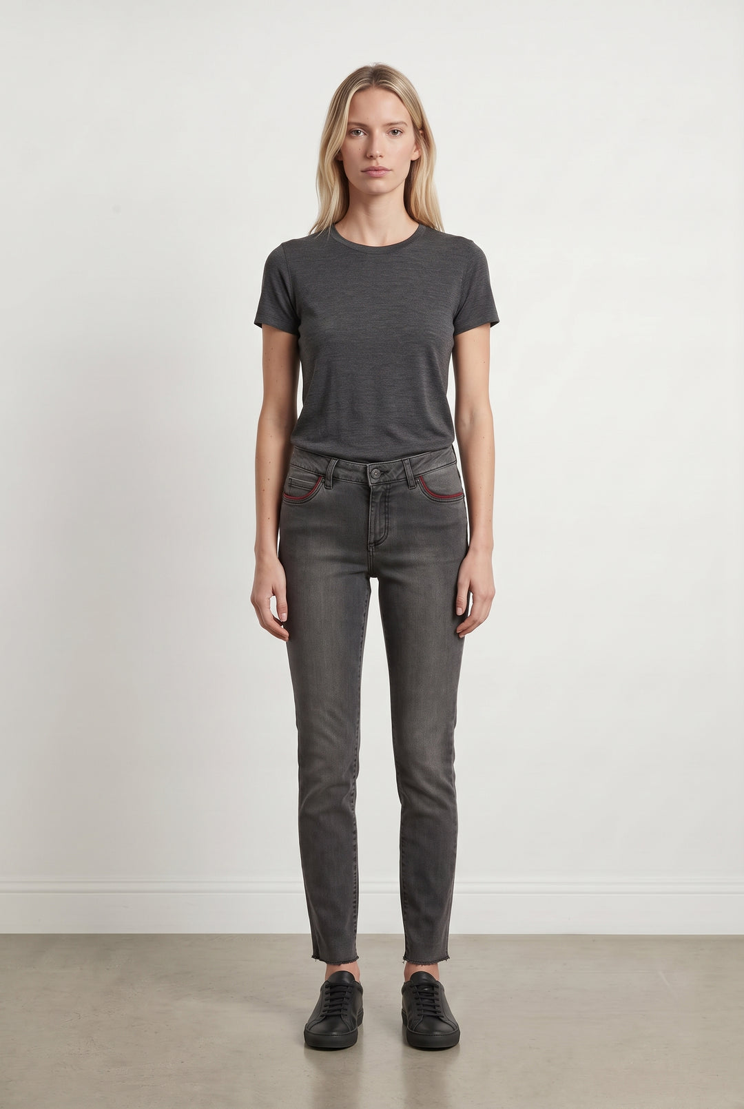 Jean Gris - Taille XS/34 de la marque IKKS | PARAD31034 - Vendu par Paradigme - Image 1