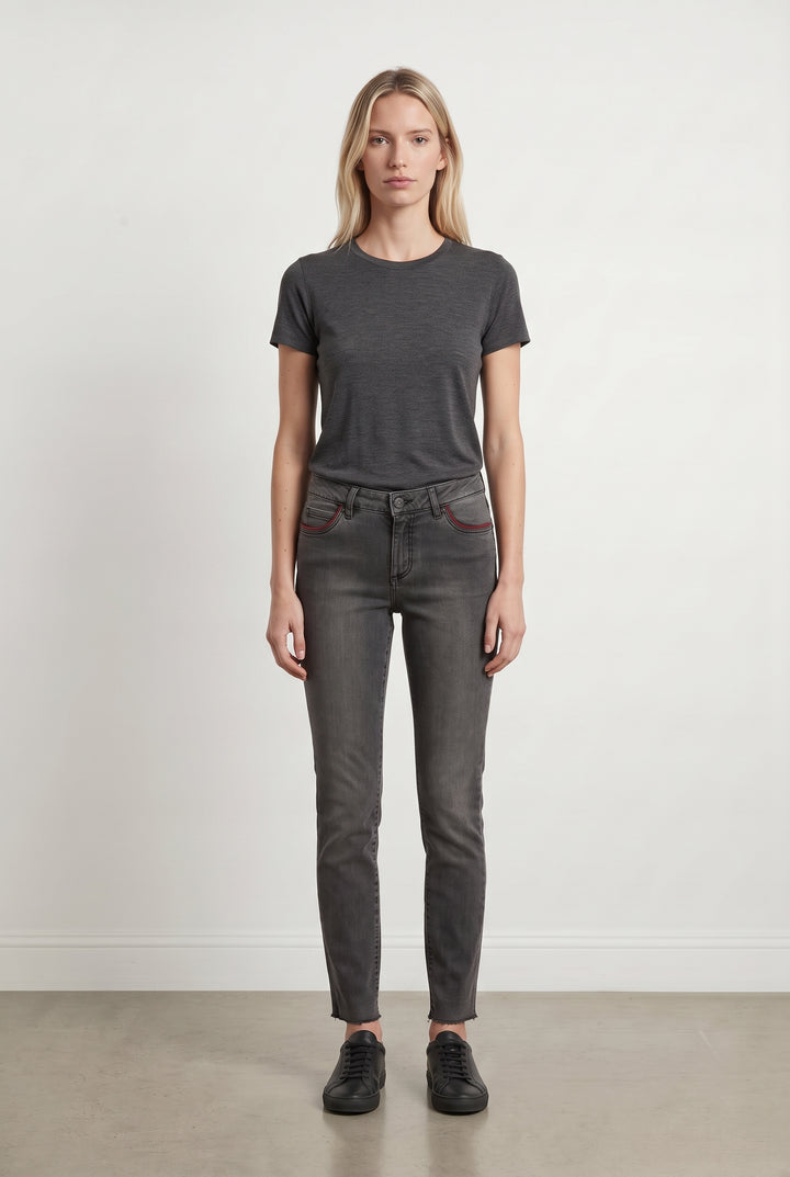 Jean Gris - Taille XS/34 de la marque IKKS | PARAD31034 - Vendu par Paradigme - Image 1