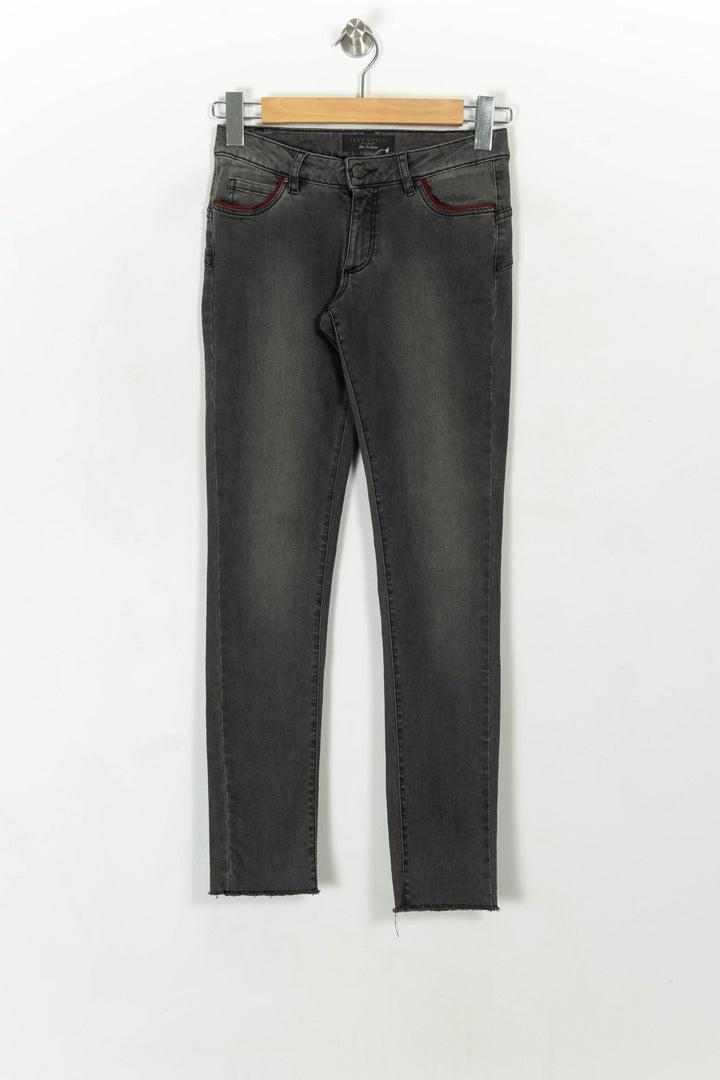 Jean Gris - Taille XS/34 de la marque IKKS | PARAD31034 - Vendu par Paradigme - Image 2