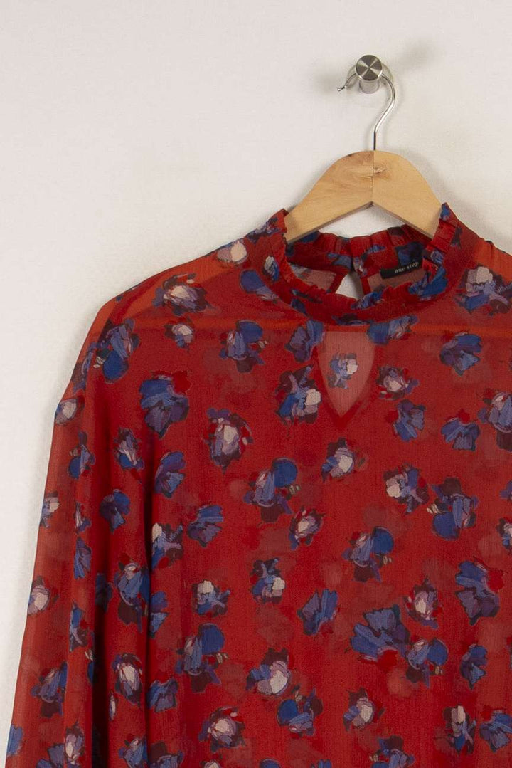 Blouse rouge - Taille M/38 de la marque One Step | PARAD31038 - Vendu par Paradigme - Image 2