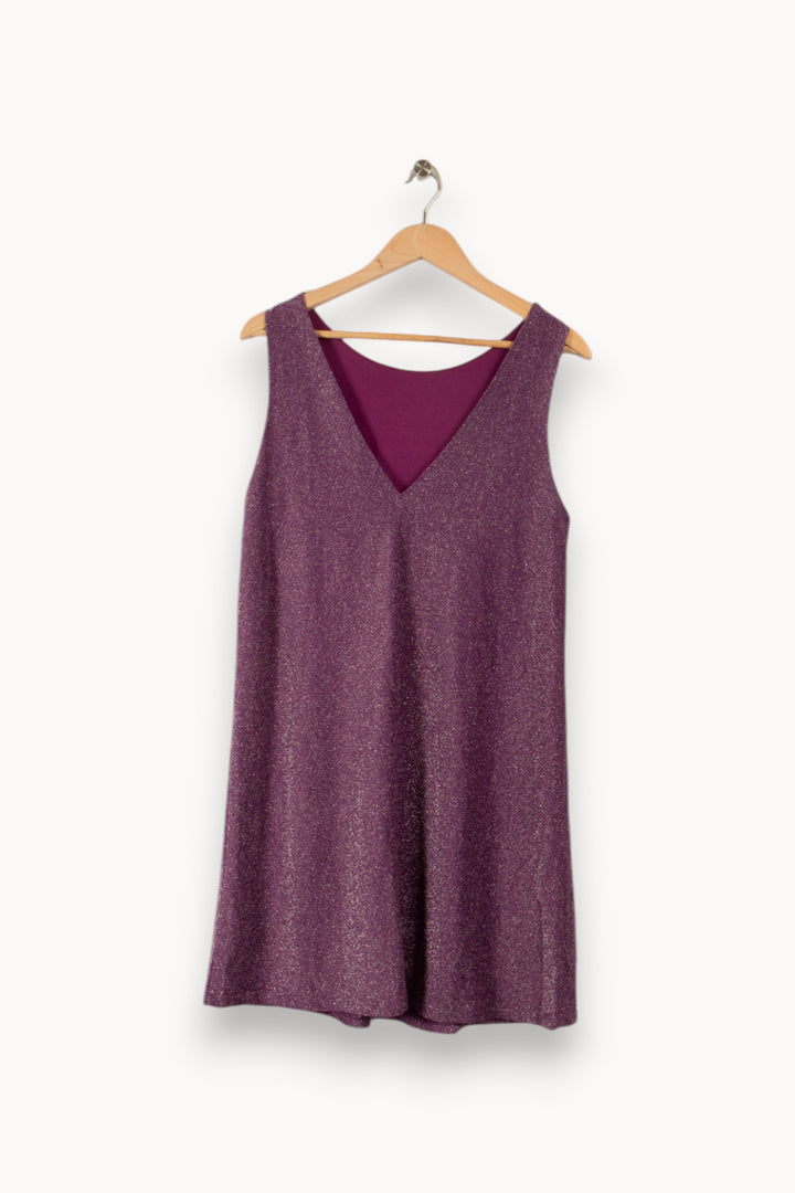 Robe violet - Taille M/38 de la marque Grace & Mila | PARAD31058 - Vendu par Paradigme - Image 3