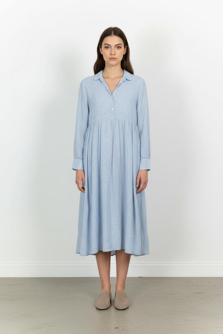 Robe Chemise Bleue - Taille M/38 de la marque American Vintage | PARAD31066 - Vendu par Paradigme - Image 1