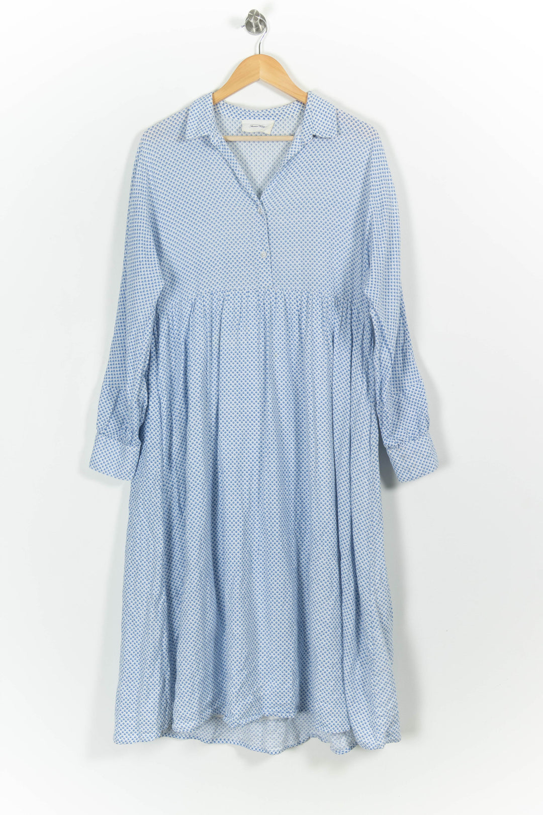 Robe Chemise Bleue - Taille M/38 de la marque American Vintage | PARAD31066 - Vendu par Paradigme - Image 2