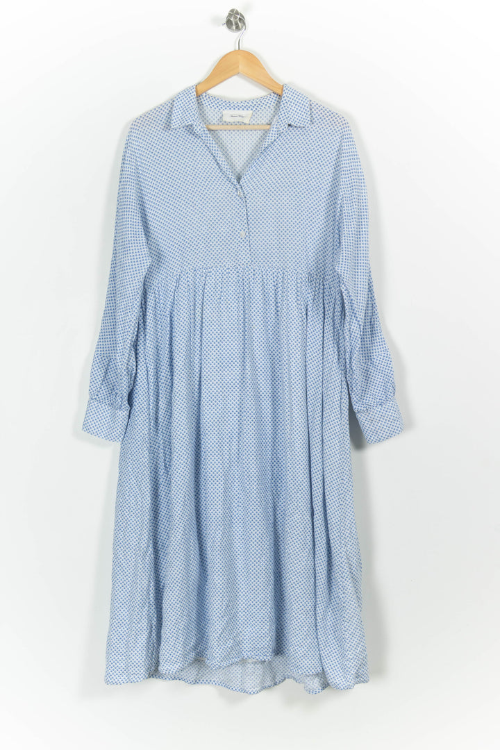 Robe Chemise Bleue - Taille M/38 de la marque American Vintage | PARAD31066 - Vendu par Paradigme - Image 2
