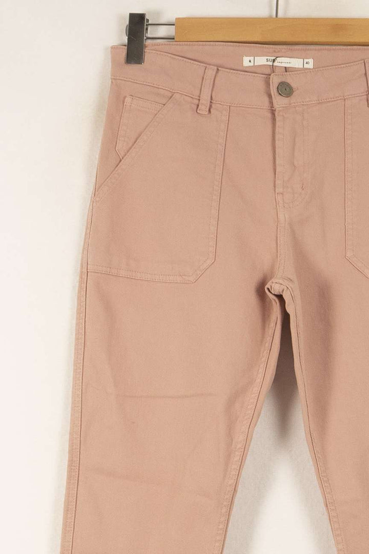 Pantalon Rose - Taille L/40 de la marque Sud express | PARAD31073 - Vendu par Paradigme - Image 3