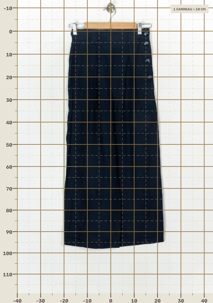 Pantalon Bleu Marine - Taille S/36 de la marque Des petits hauts | PARAD31081 - Vendu par Paradigme - Image 4
