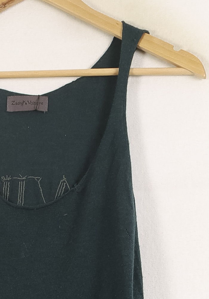 Débardeur Vert - Taille S/36 de la marque Zadig&Voltaire | PARAD31083 - Vendu par Paradigme - Image 3