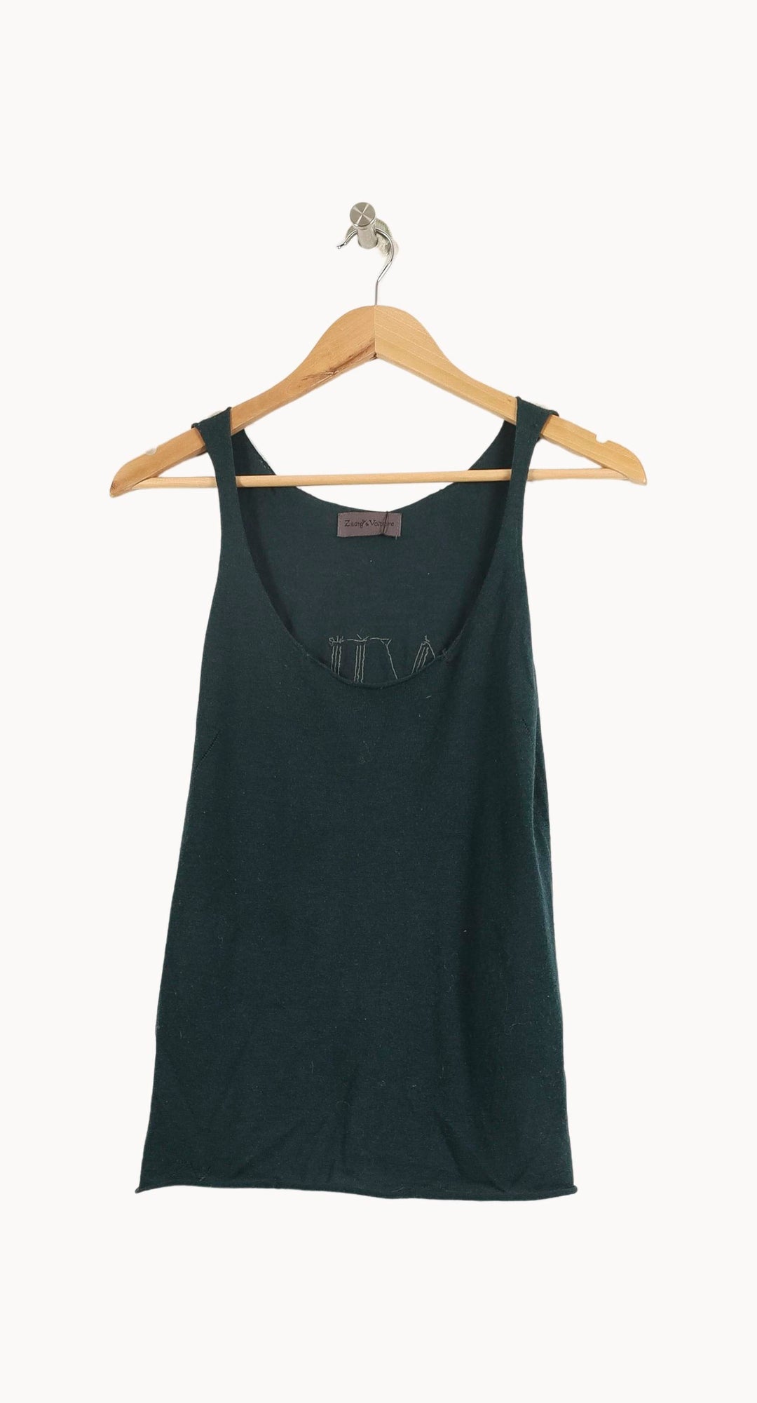 Débardeur Vert - Taille S/36 de la marque Zadig&Voltaire | PARAD31083 - Vendu par Paradigme - Image 2