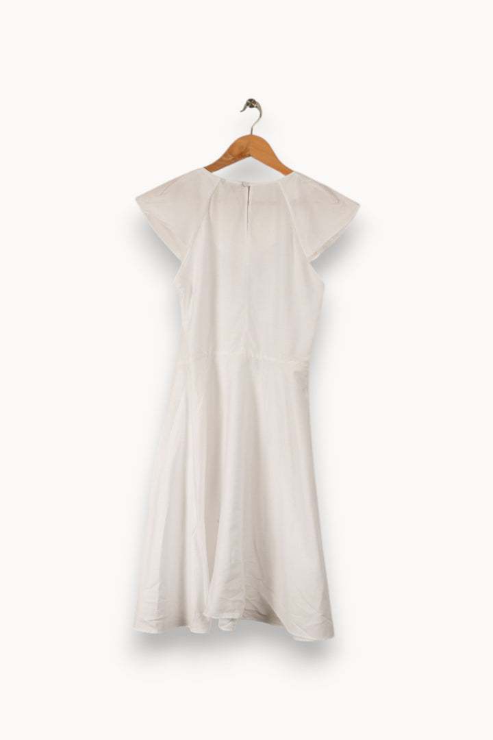 Robe Blanc - Taille L/40 de la marque Tara Jarmon | PARAD31102 - Vendu par Paradigme - Image 3