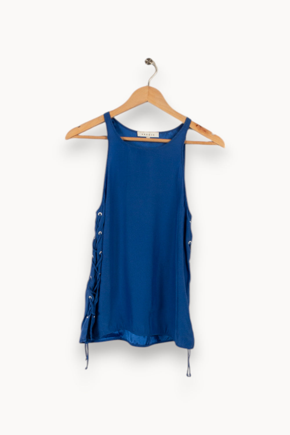 Blouse bleue - Taille S/36 de la marque Sandro | PARAD31136 - Vendu par Paradigme - Image 1