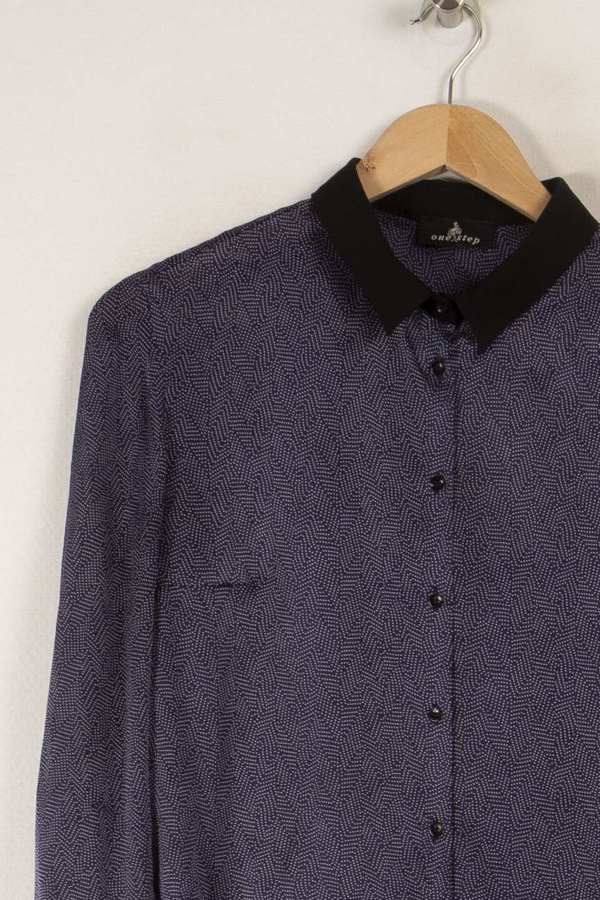 Chemise bleu foncé - Taille L/40 de la marque One Step | PARAD31140 - Vendu par Paradigme - Image 2