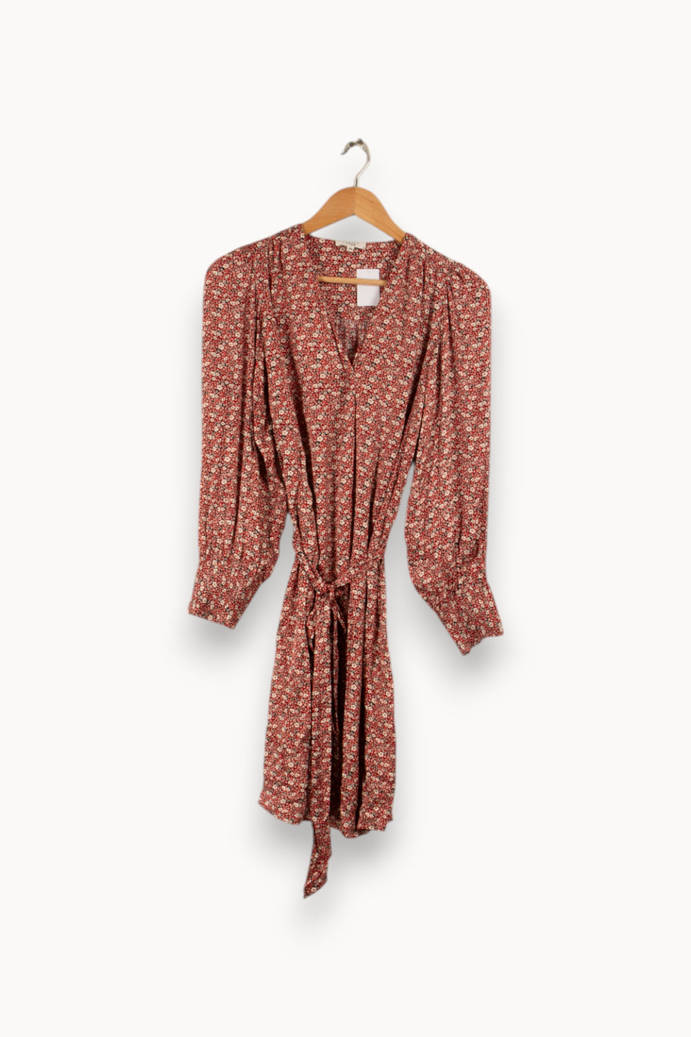 Robe rouge à motifs - Taille S/36 de la marque Caroll | PARAD31147 - Vendu par Paradigme - Image 3