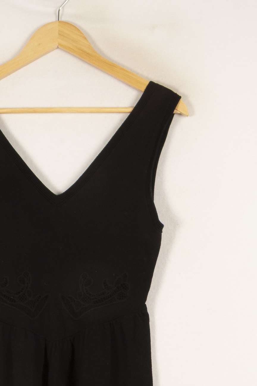 Robe noire - Taille M/38 de la marque Sandro | PARAD31152 - Vendu par Paradigme - Image 2