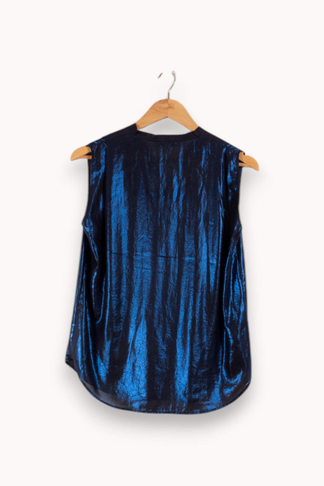 Blouse bleue - Taille S/36 de la marque Sandro | PARAD31166 - Vendu par Paradigme - Image 3