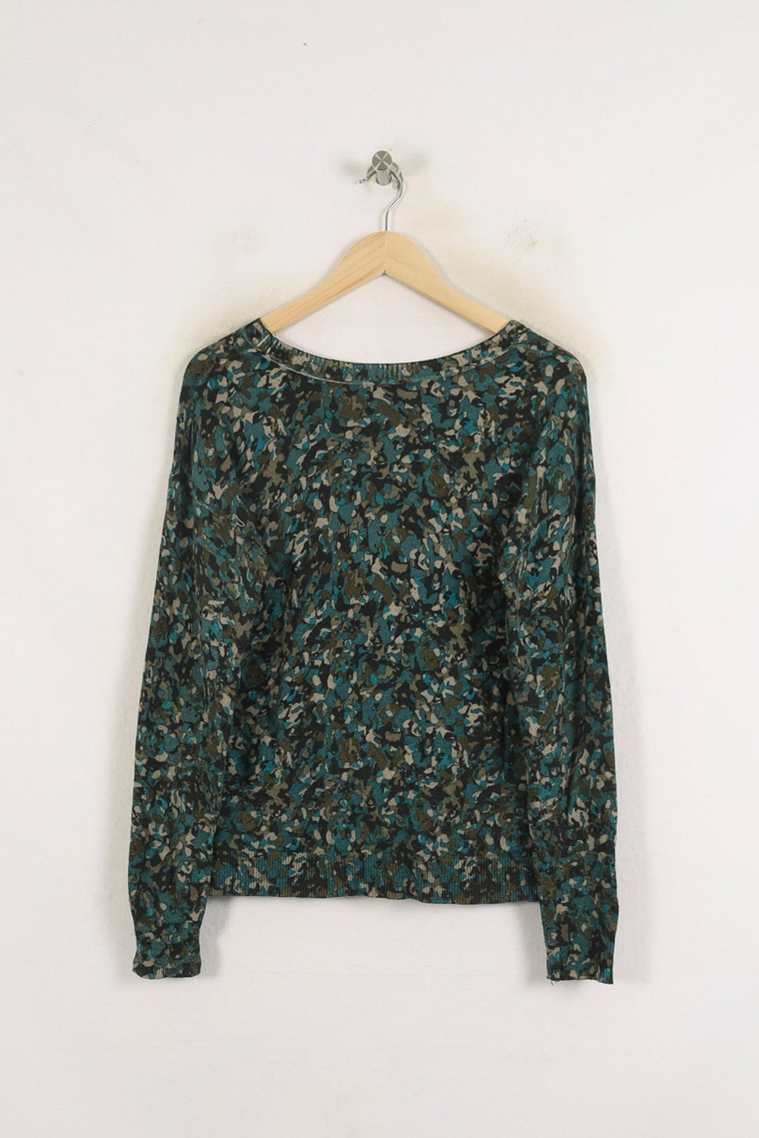 Pull Vert et Bleu - Taille L/40 de la marque IKKS | PARAD31167 - Vendu par Paradigme - Image 4