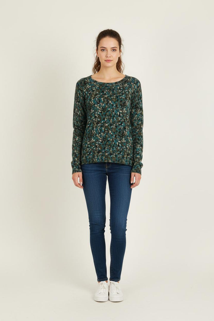 Pull Vert et Bleu - Taille L/40 de la marque IKKS | PARAD31167 - Vendu par Paradigme - Image 1