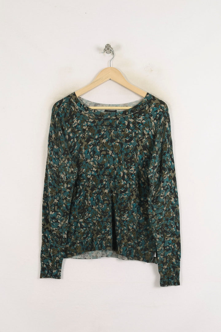 Pull Vert et Bleu - Taille L/40 de la marque IKKS | PARAD31167 - Vendu par Paradigme - Image 2