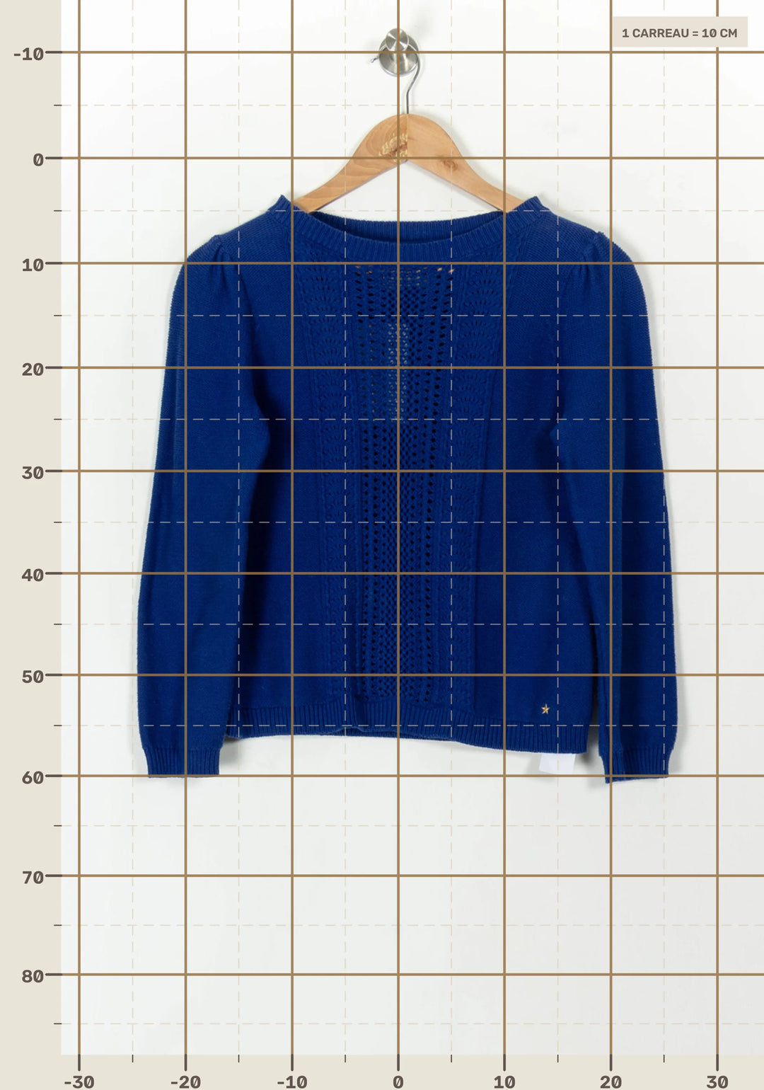 Pull Bleu - Taille XS/34 de la marque Des petits hauts | PARAD31186 - Vendu par Paradigme - Image 4