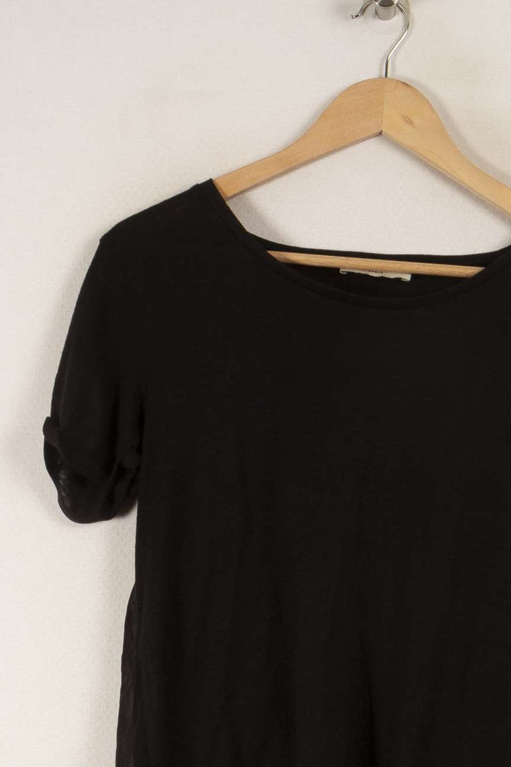 T-shirt Noir - Taille M/38 de la marque Sandro | PARAD31196 - Vendu par Paradigme - Image 2