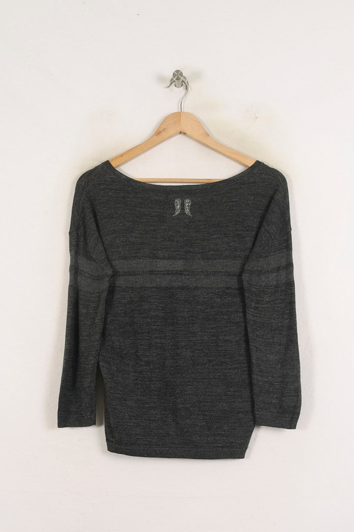 Pull Gris - Taille S/36 de la marque Bérénice | PARAD31199 - Vendu par Paradigme - Image 4