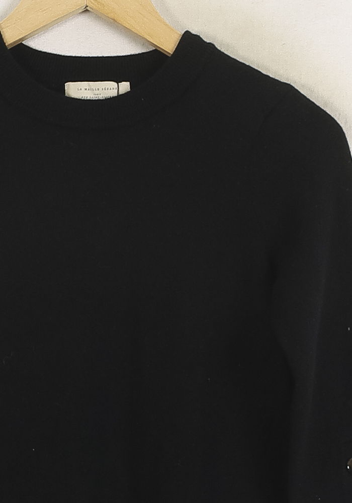 Robe Pull Noire - Taille M/38 de la marque Sézane | PARAD31209 - Vendu par Paradigme - Image 3