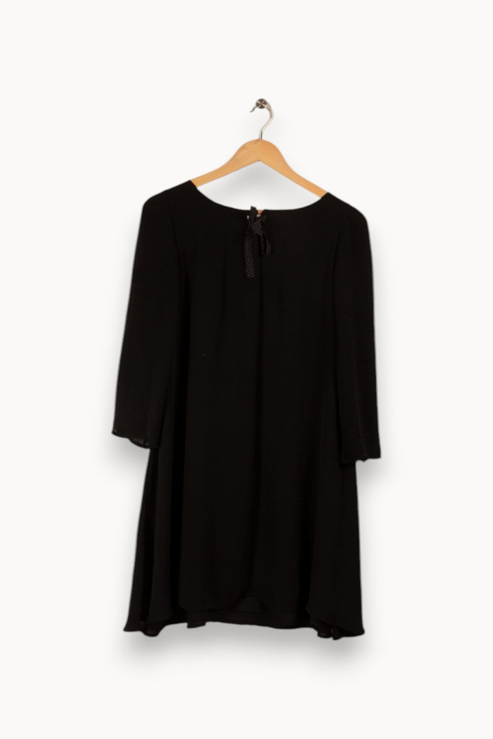 Robe noire - Taille M/38 de la marque Claudie Pierlot | PARAD31214 - Vendu par Paradigme - Image 3