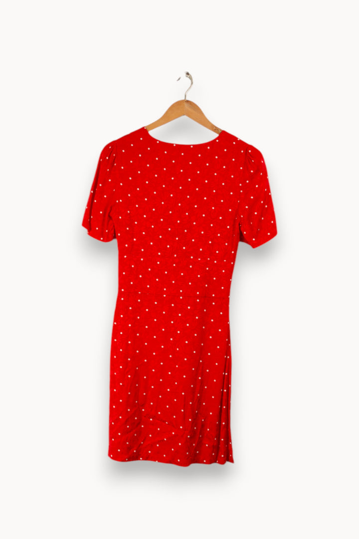 Robe rouge à pois - Taille S/36 de la marque Maje | PARAD31225 - Vendu par Paradigme - Image 2