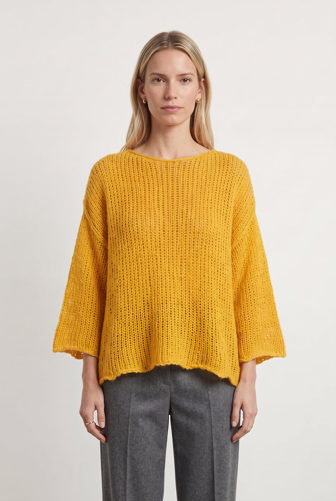 Pull Jaune - Taille T.U. de la marque American Vintage | PARAD31241 - Vendu par Paradigme - Image 1