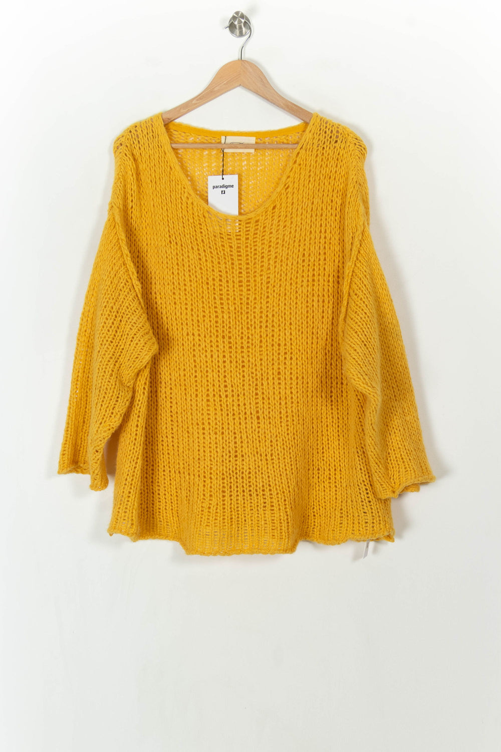Pull Jaune - Taille T.U. de la marque American Vintage | PARAD31241 - Vendu par Paradigme - Image 2