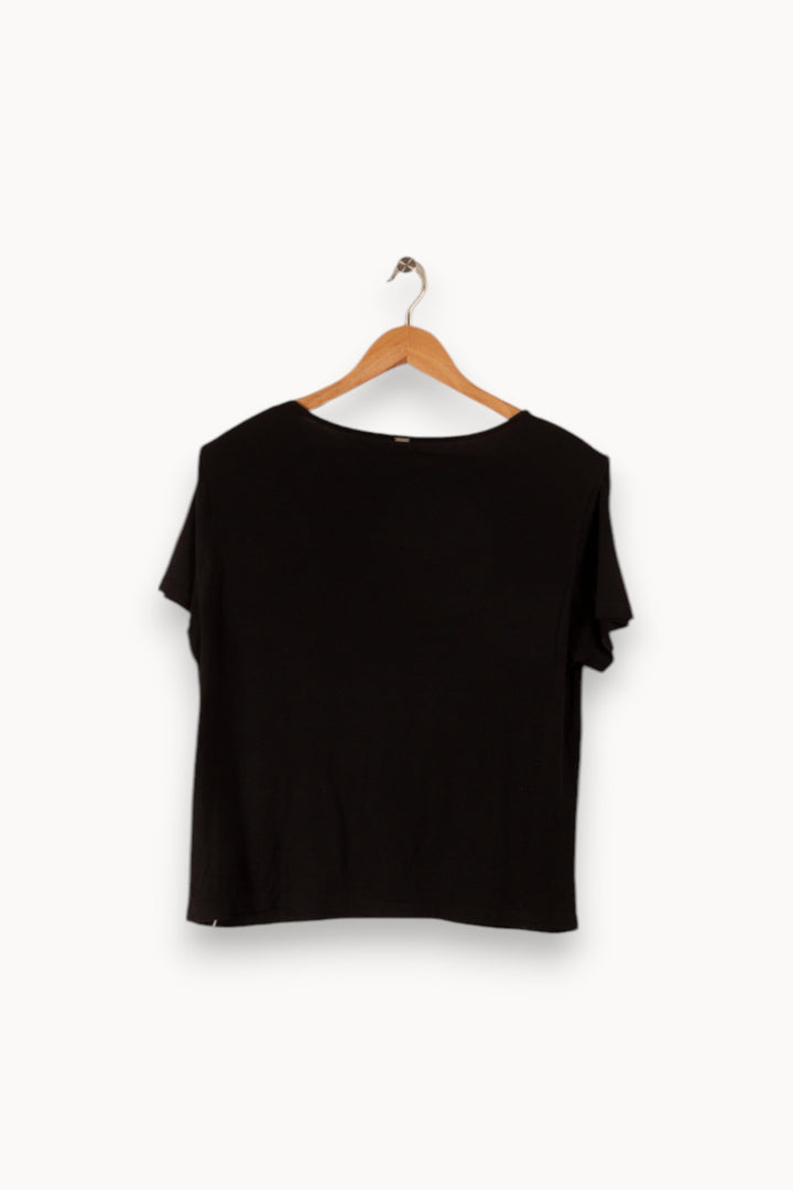 T-shirt noir - Taille L/40 de la marque IKKS | PARAD31263 - Vendu par Paradigme - Image 3