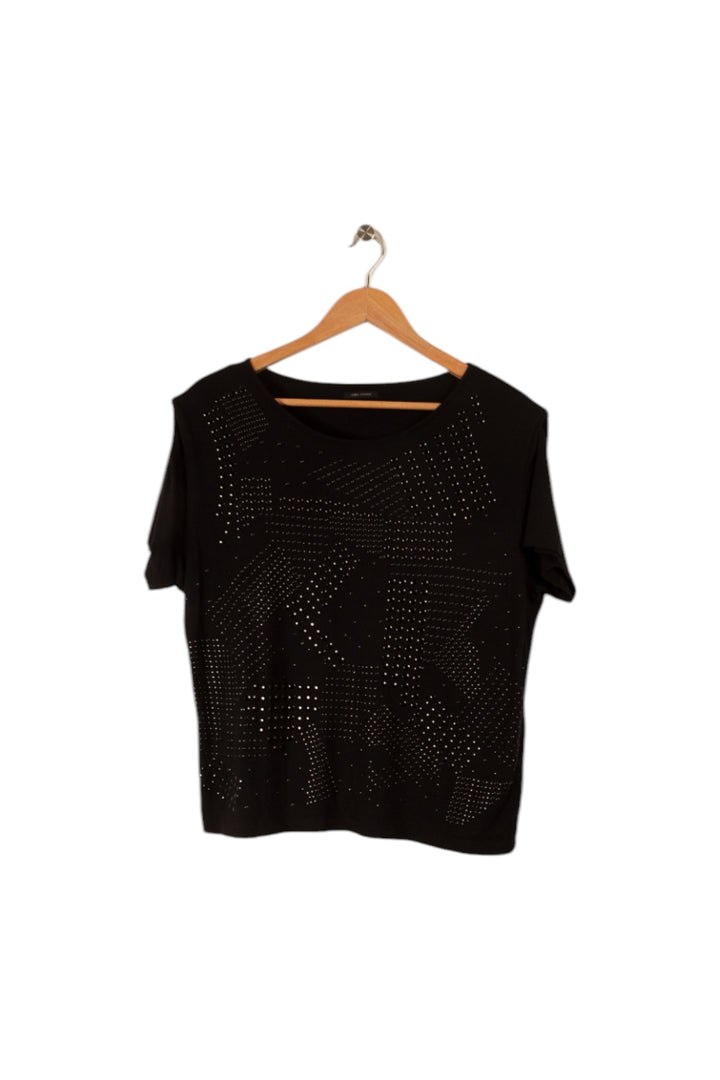 T-shirt noir - Taille L/40 de la marque IKKS | PARAD31263 - Vendu par Paradigme - Image 1