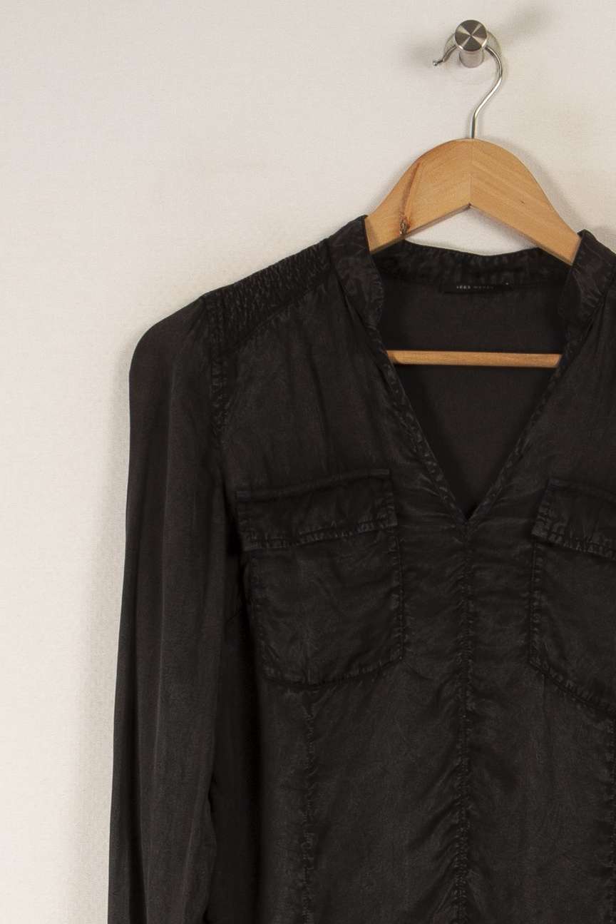 Chemise noire - Taille XS/34 de la marque IKKS | PARAD31264 - Vendu par Paradigme - Image 2
