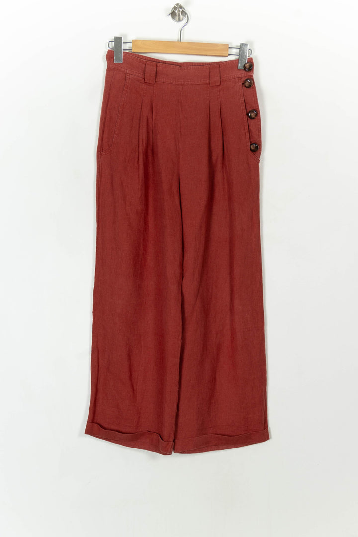 Pantalon Large Rouge - Taille S/36 de la marque Des petits hauts | PARAD31281 - Vendu par Paradigme - Image 2
