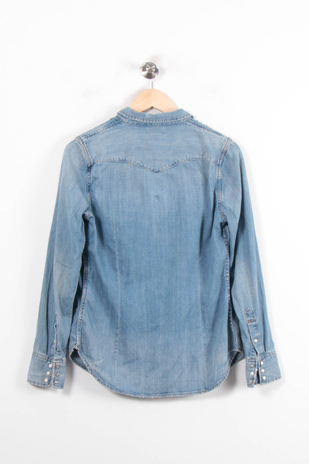 Chemise en Jean Bleue - Taille M/38 de la marque Levi's | PARAD31286 - Vendu par Paradigme - Image 4