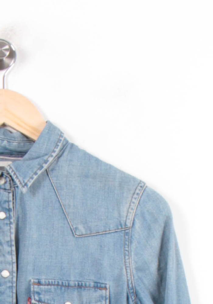Chemise en Jean Bleue - Taille M/38 de la marque Levi's | PARAD31286 - Vendu par Paradigme - Image 3