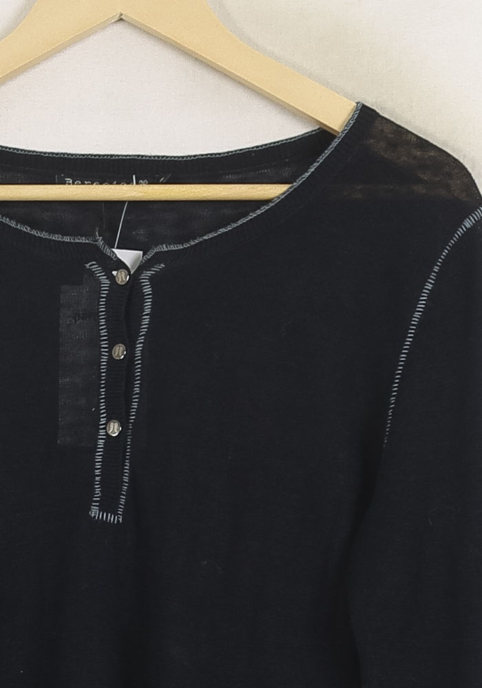 Henley Bleu - Taille M/38 de la marque Bérénice | PARAD31292 - Vendu par Paradigme - Image 3