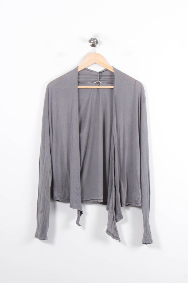 Cardigan Gris - Taille M/38 de la marque American Vintage | PARAD31303 - Vendu par Paradigme - Image 2