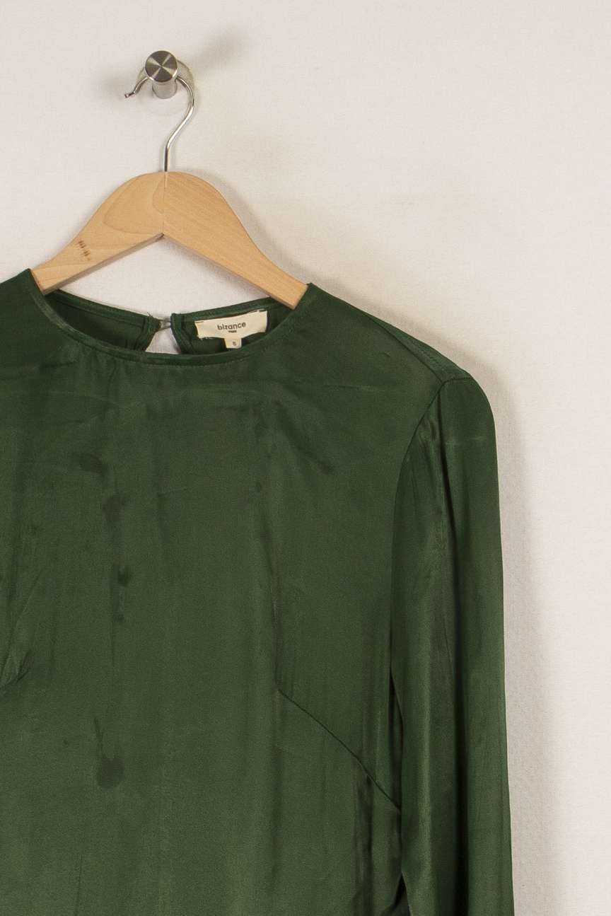 Blouse verte - Taille S/36 de la marque Bizance | PARAD31305 - Vendu par Paradigme - Image 2