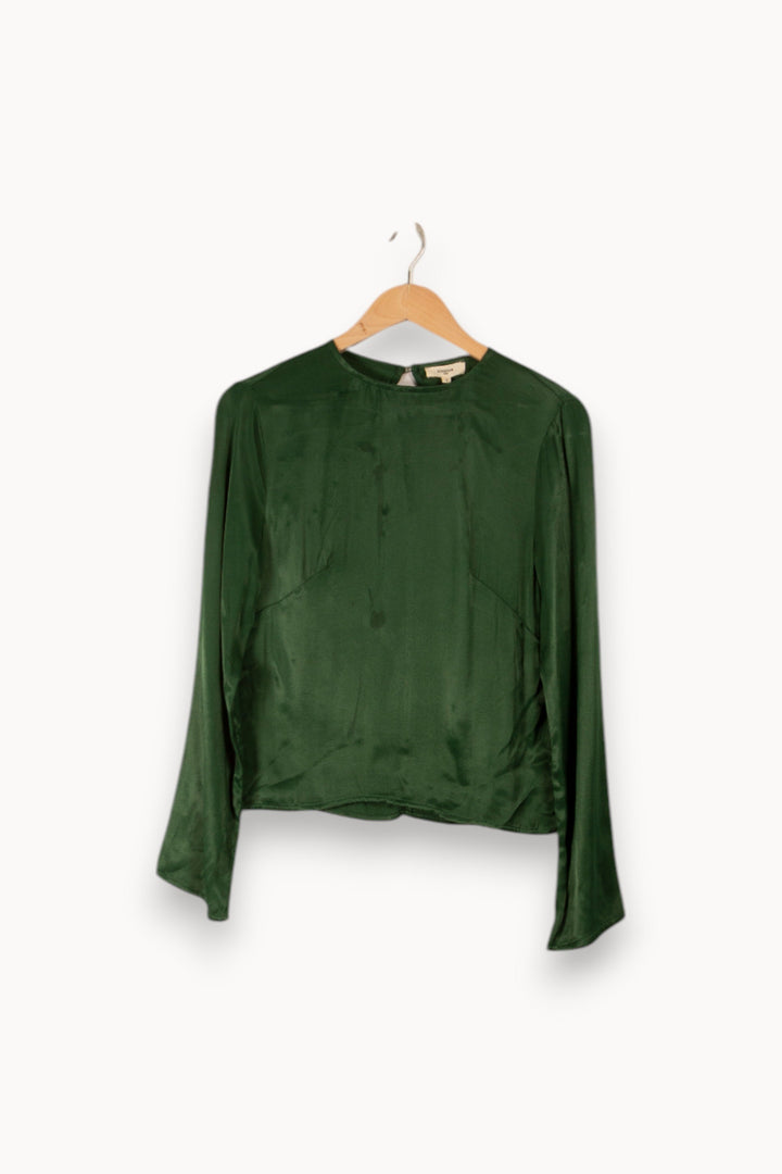 Blouse verte - Taille S/36 de la marque Bizance | PARAD31305 - Vendu par Paradigme - Image 1