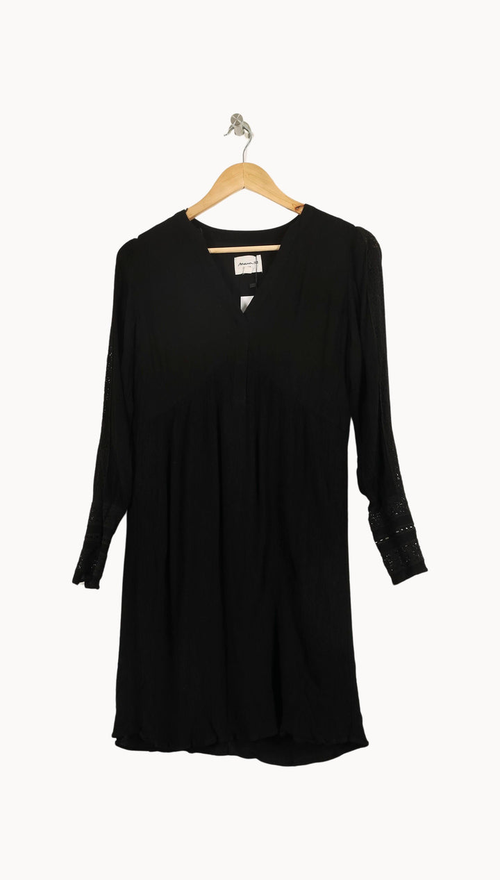 Robe Noire - Taille S/36 de la marque Maison 123 | PARAD31316 - Vendu par Paradigme - Image 2