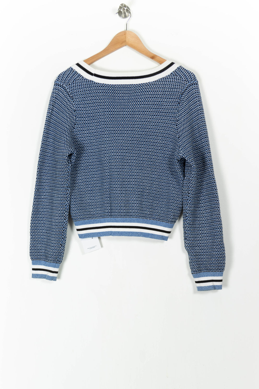 Cardigan Bleu et Blanc - Taille S/36 de la marque Suncoo | PARAD31326 - Vendu par Paradigme - Image 4