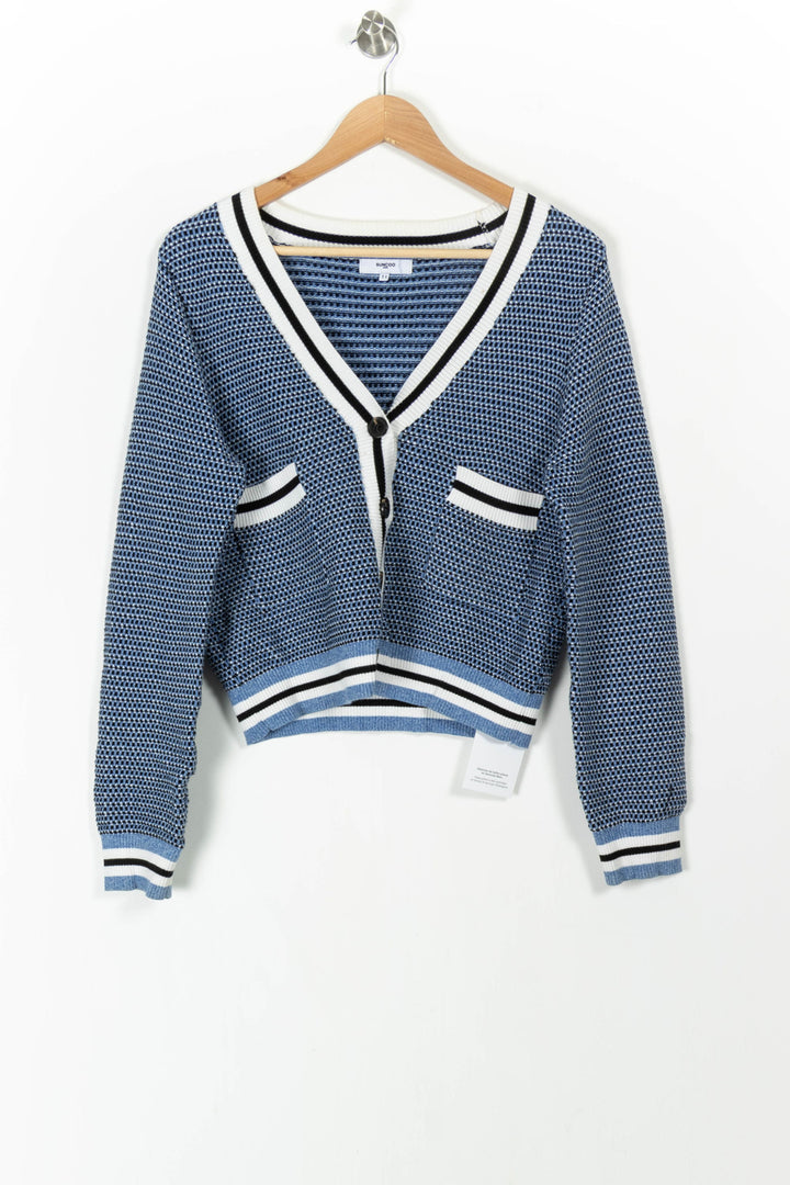Cardigan Bleu et Blanc - Taille S/36 de la marque Suncoo | PARAD31326 - Vendu par Paradigme - Image 2