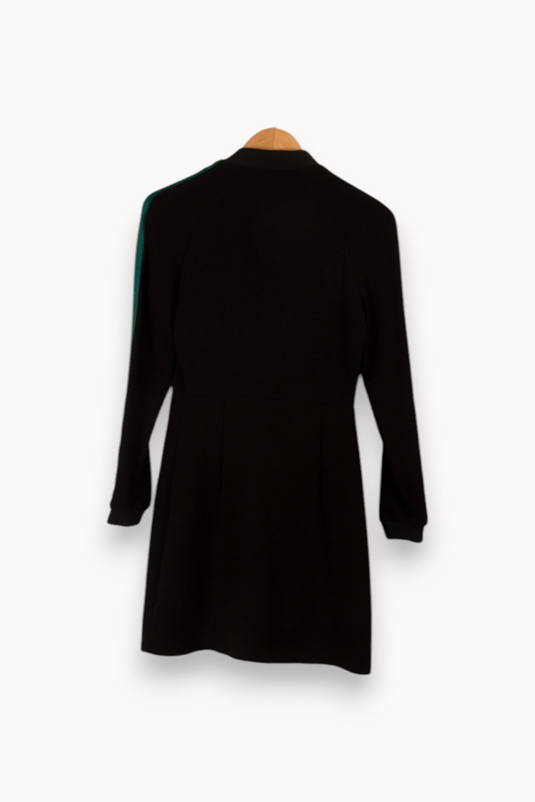 Robe noire avec détails verts - Taille S/36 de la marque Maje | PARAD31331 - Vendu par Paradigme - Image 3