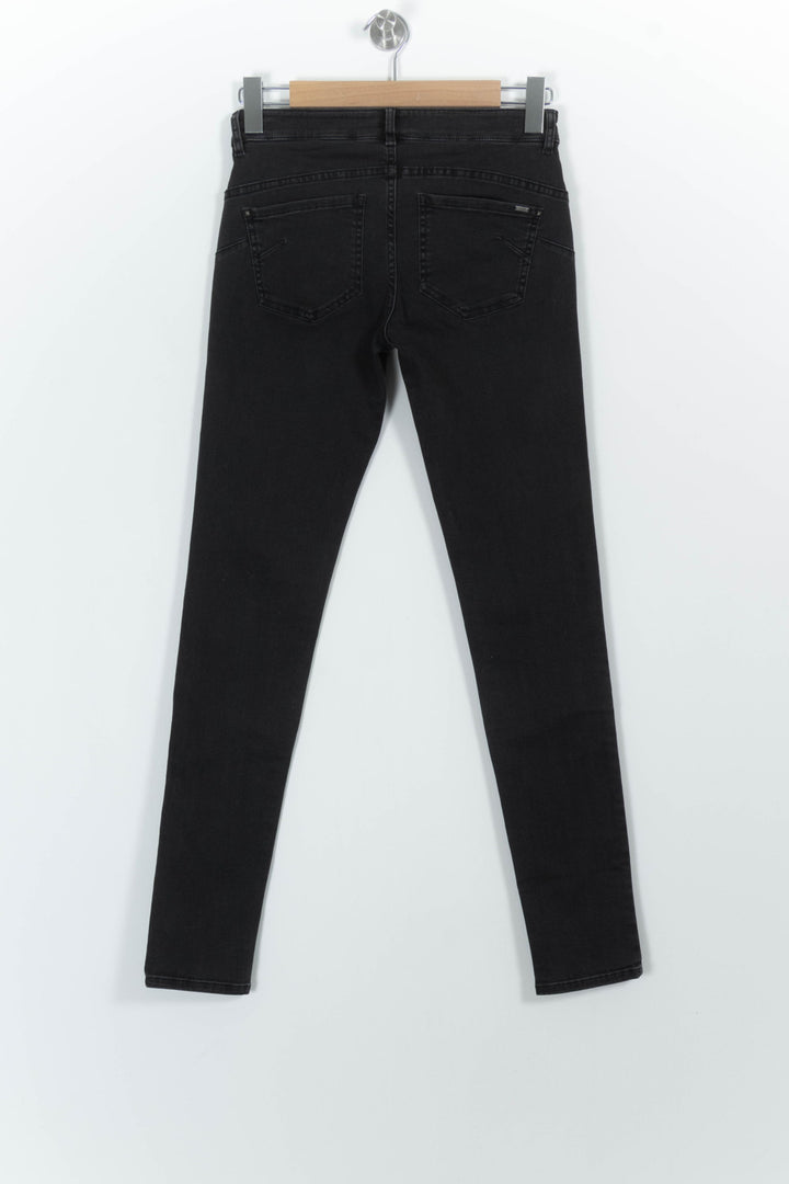 Jean Slim Noir - Taille S/36 de la marque I.Code | PARAD31374 - Vendu par Paradigme - Image 4