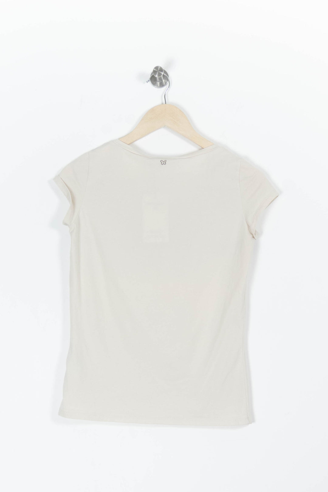 Tee-shirt Manche Courte Beige et Noir - Taille S/36 de la marque Weekend Max Mara | PARAD31378 - Vendu par Paradigme - Image 4