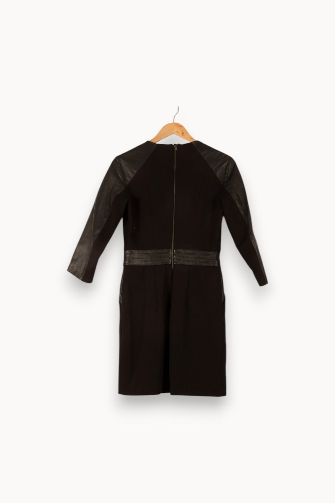 Robe Droite Noire - Taille S/36 de la marque The Kooples | PARAD31382 - Vendu par Paradigme - Image 4