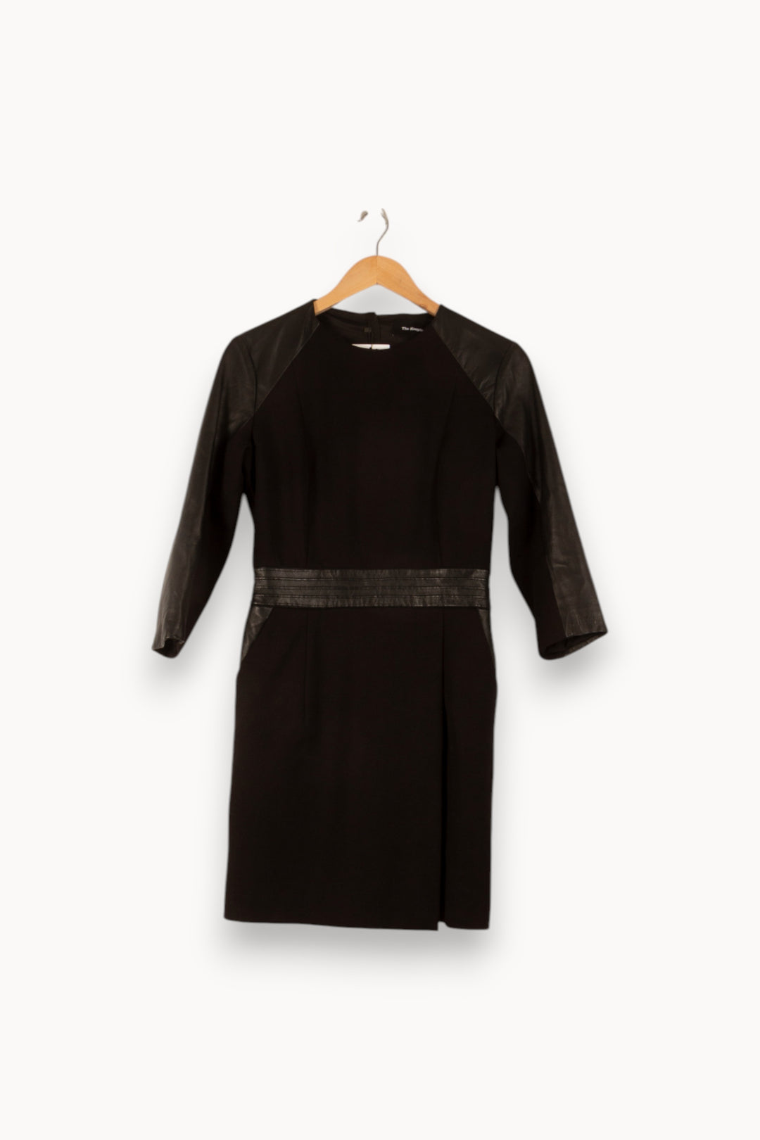 Robe Droite Noire - Taille S/36 de la marque The Kooples | PARAD31382 - Vendu par Paradigme - Image 2